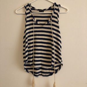 Stripped tank top